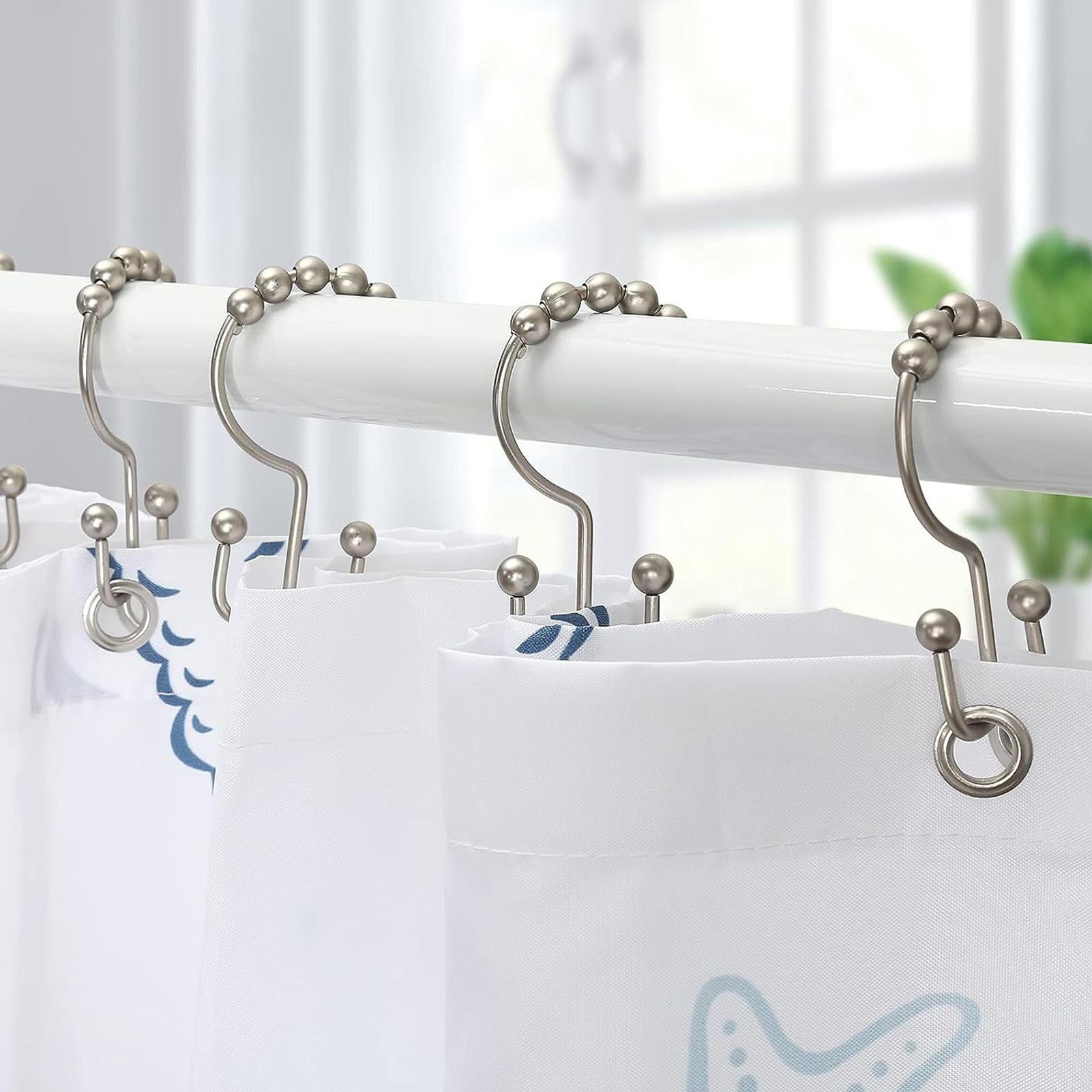 Shower Liner Hooks 12 Pieces D - огляд і ціна Home Bathroom Window