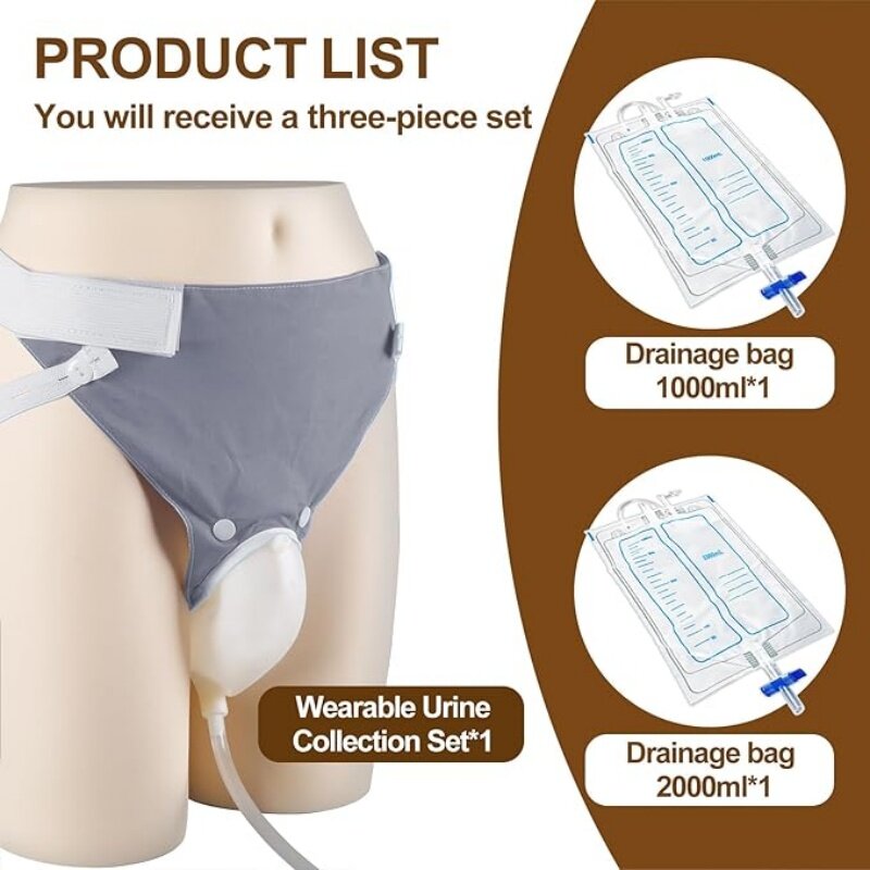 Silicone Urine Collector Adult - огляд і ціна Home Bathroom Urinal