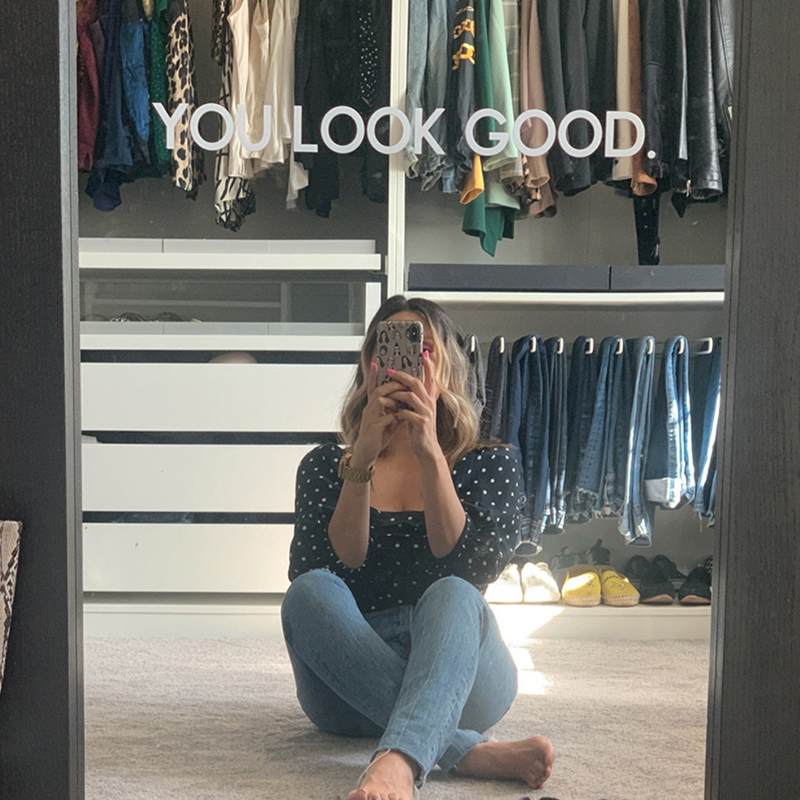You Look Good Mirror Wall Stic - огляд і ціна Home Bathroom Window