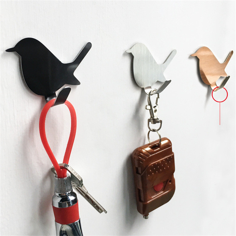 2Pcs Self Adhesive Hooks Bird  - огляд і ціна Robe Hook Adhesive