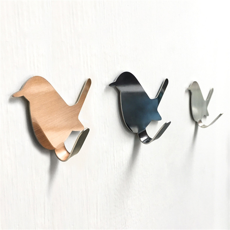 2Pcs Self Adhesive Hooks Bird  - огляд і ціна Robe Hook Adhesive