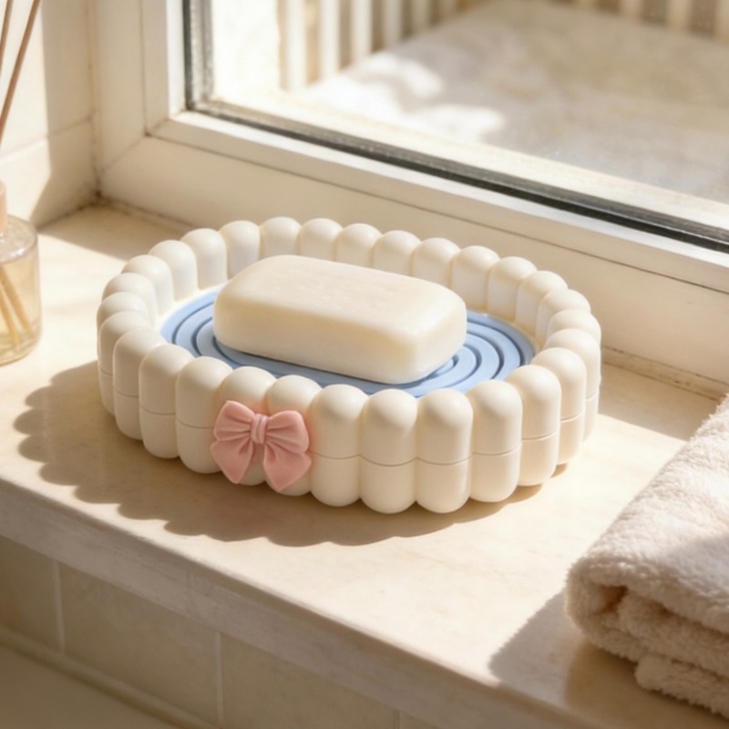 Home Bathroom Drain Soap Box,  - огляд і ціна Home Essentials Bathroom Rack