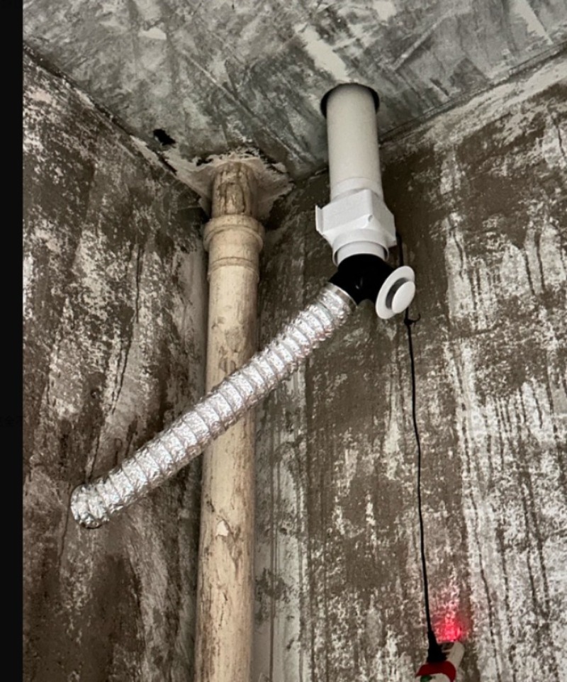 Bathroom Ceiling Exhaust Pipe  - огляд і ціна Home Bathroom Exhaust Fan