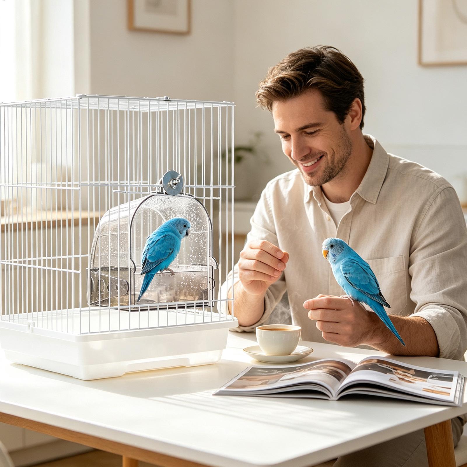 Bird Bath For Cage Detachable  - огляд і ціна Home Bath